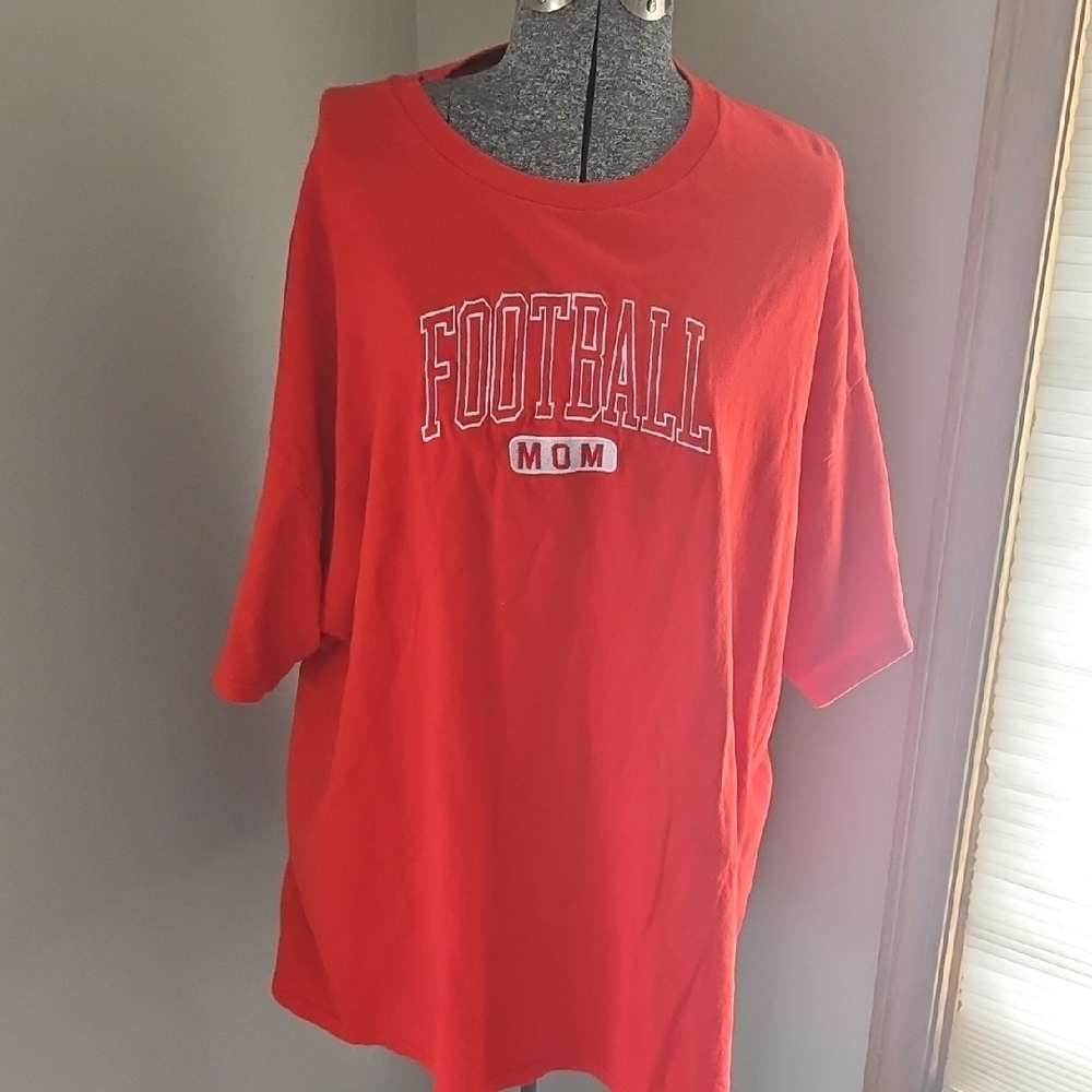 Football Mom cotton Tshirt
